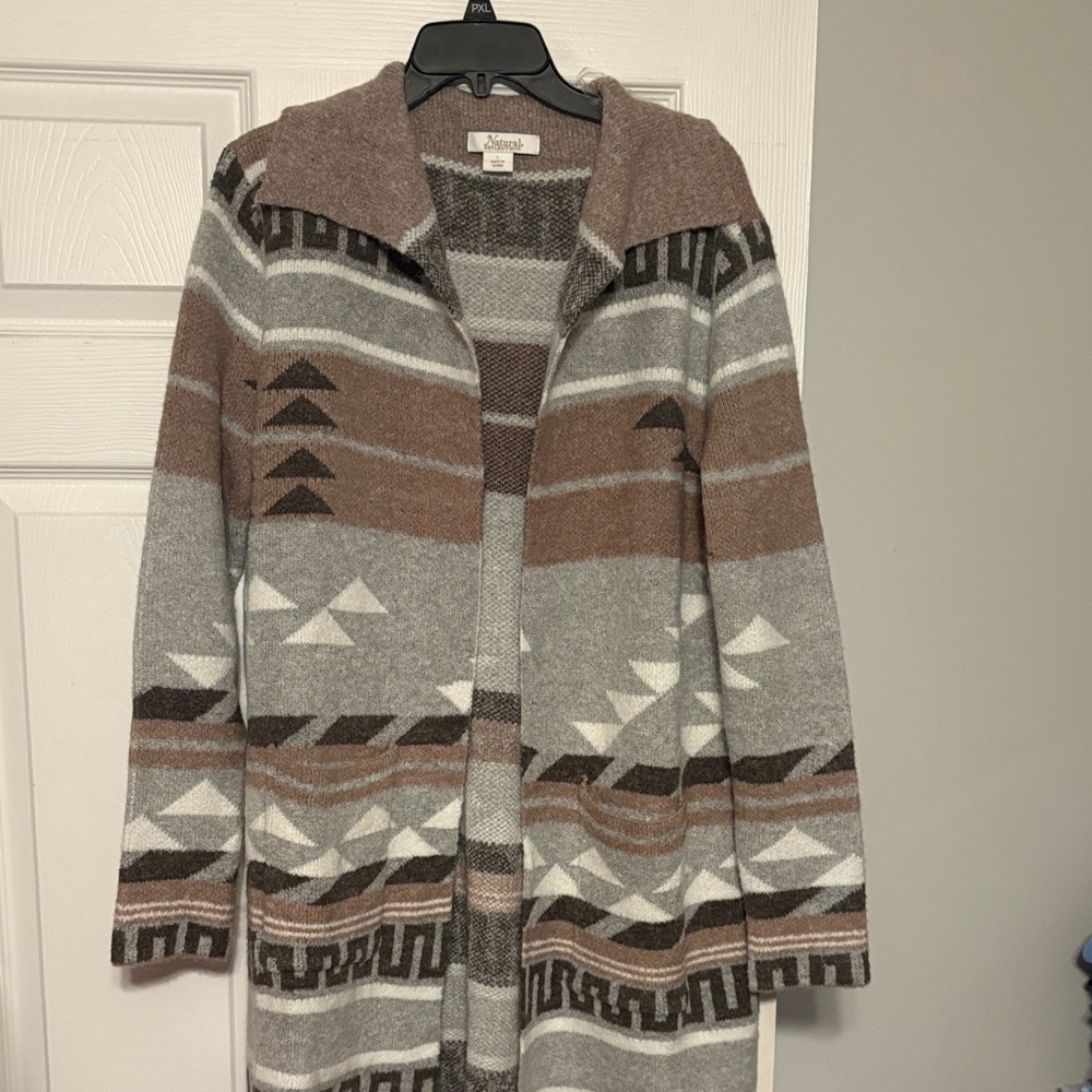 Natural Reflections Striped Knit Sweater